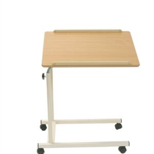 Table with beech top and cream frame