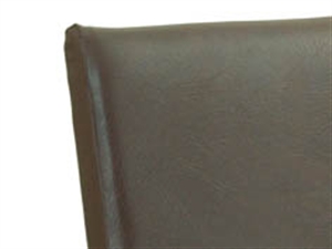 brown padded back