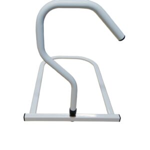 White hook bed lever on base