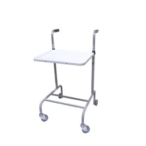 Trolley with 4 wheels and a tray