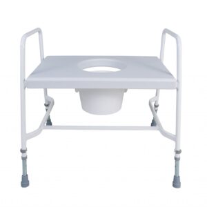 white raised toilet seat