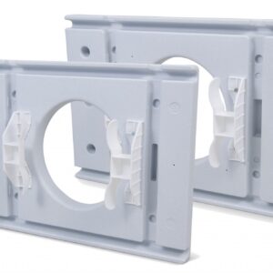 underside of commode seats in white