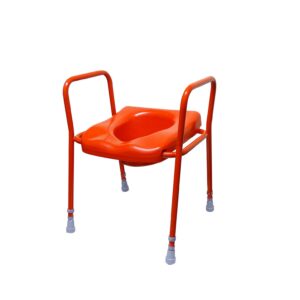 red raised toilet seat