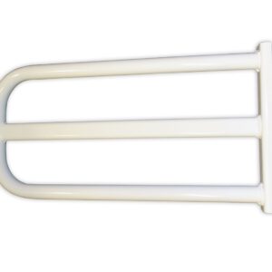 White bed lever with clamps
