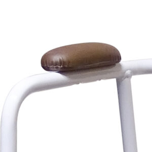 padded arm in brown