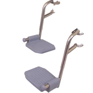 Pair of footplates on a white background